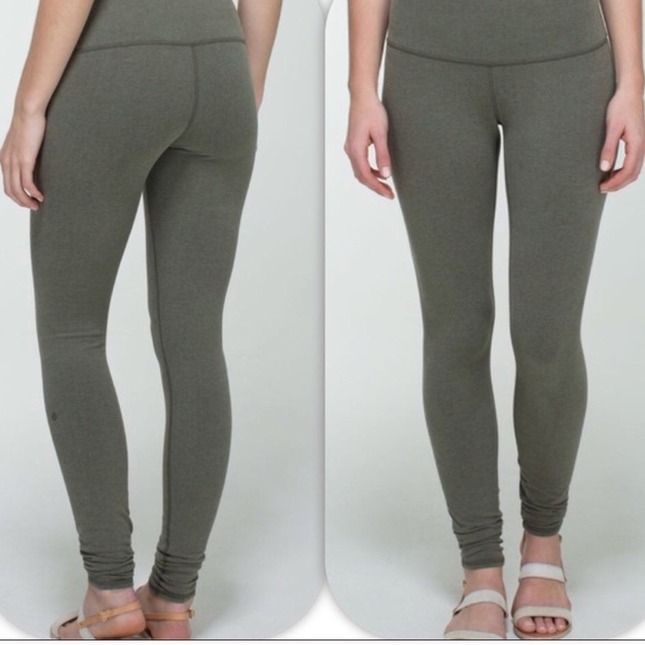 NEW • Lululemon • Wunder Under Pant Fatigue Green - Picture 2 of 8